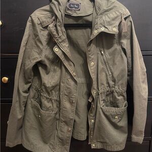 Olive Green Utility Jacket